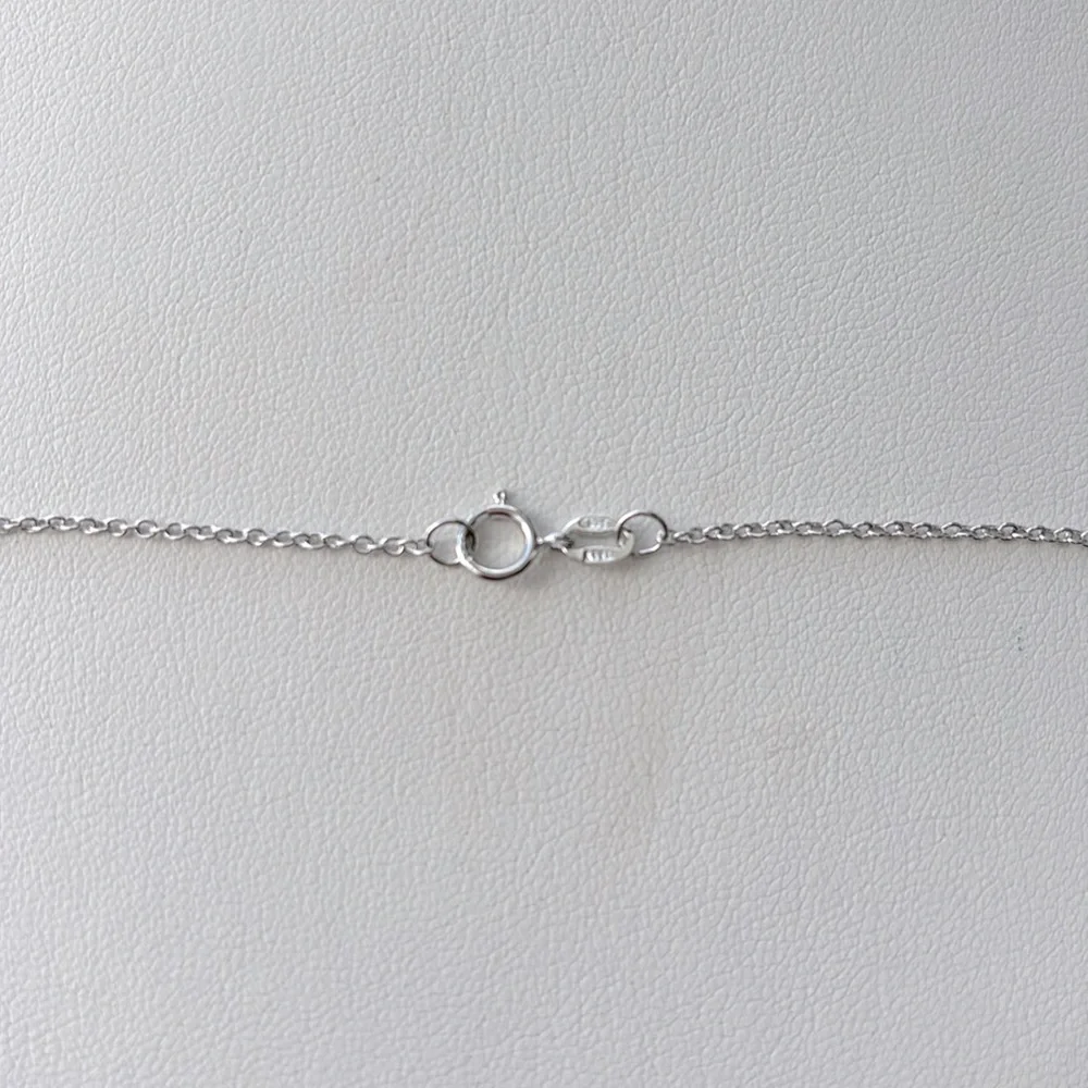 Sterling Silver Heart Link Necklace - Picture 3 of 3
